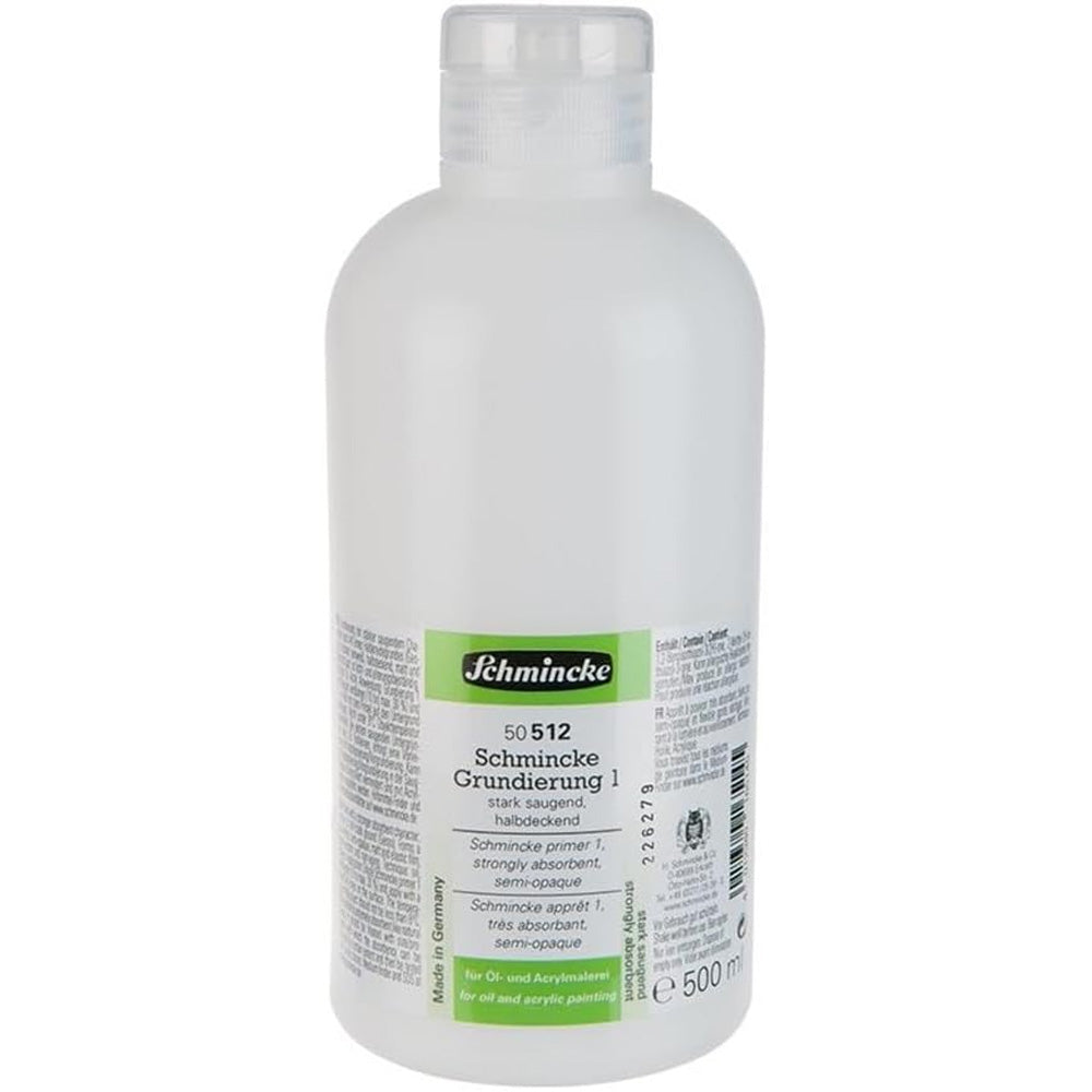 Schmincke Primer 1 Strongly Absorbent Semi-Opaque512 500ml (TamEmiciAstar