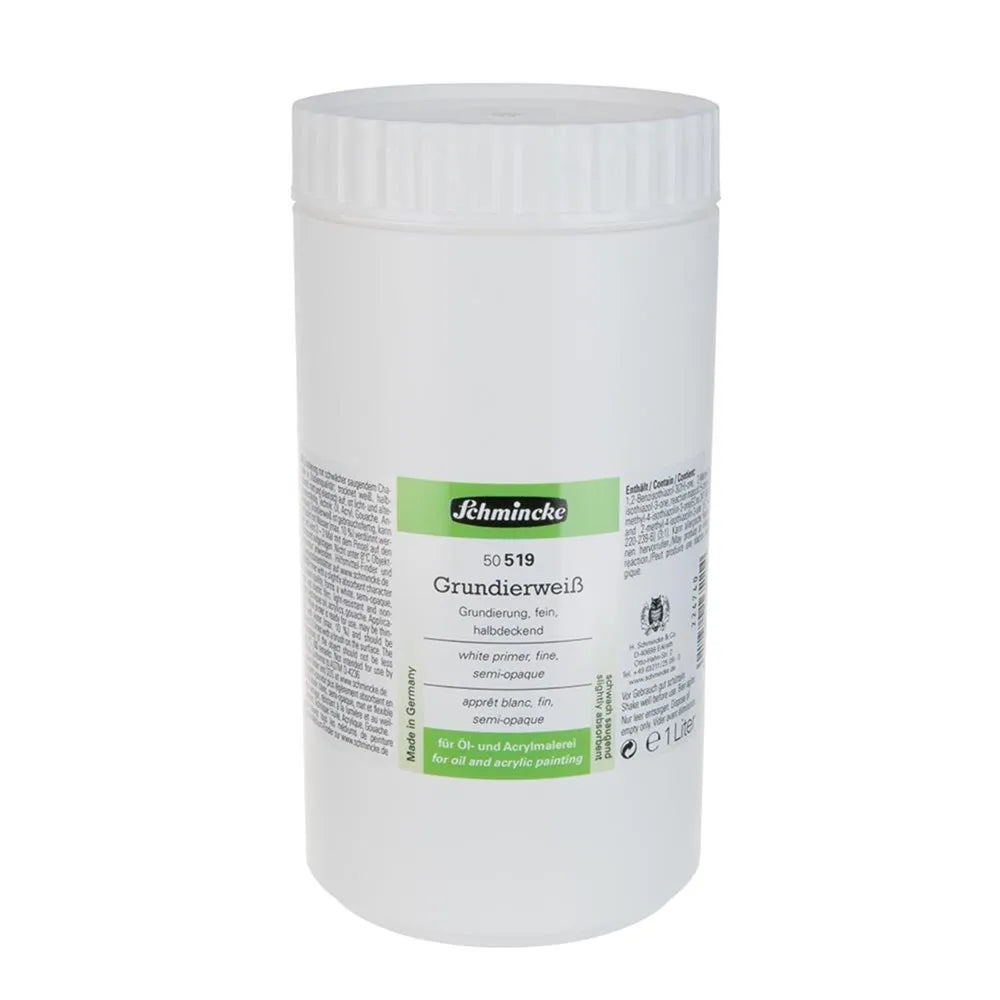Schmincke White Primer, Fine, Semi-Opaque 519 1000 ml
