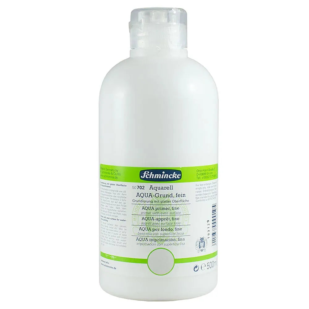 Schmincke Aqua Primer, Fine 702 500ml (White, Even) (Beyaz İnce Astar)