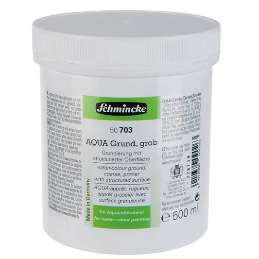 Schmincke Aqua Primer, Coarse 703 500ml (White, Structured) (Beyaz Kalın Dokulu Astar)