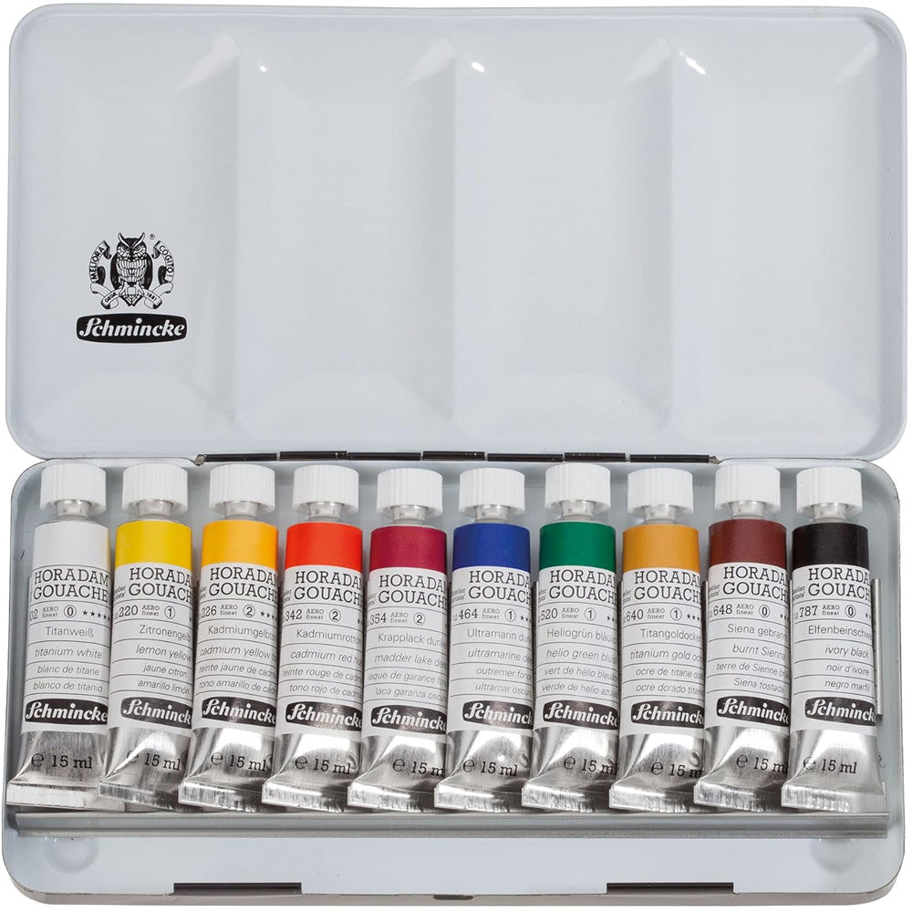 Schmincke Horadam Guaj Metal Set 10x15ml