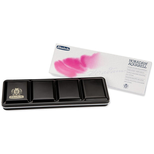 Schmincke Horadam Aquarell 12'li Metal Set (Yarım Tablet) Uzun 74412