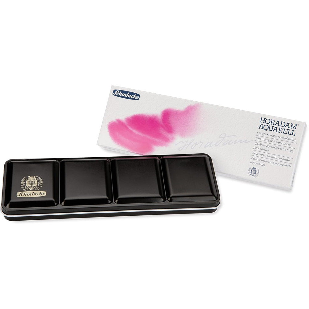 Schmincke Horadam Aquarell 24'lü Metal Set (Yarım Tablet)