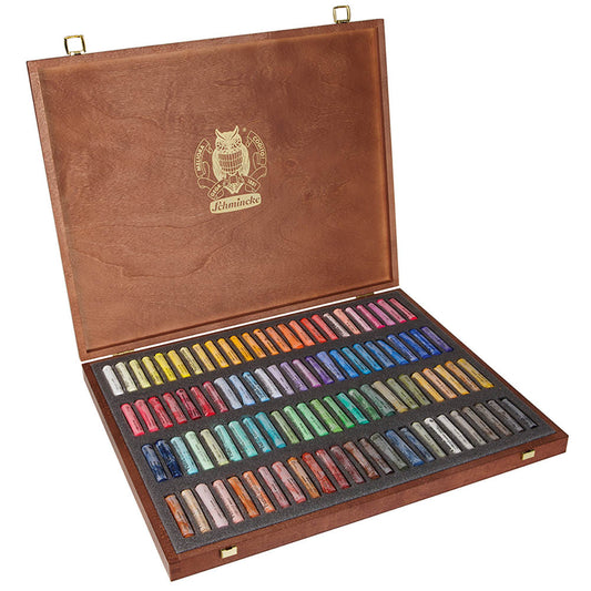 Schmincke Pastel Wooden Box 100'lü Set