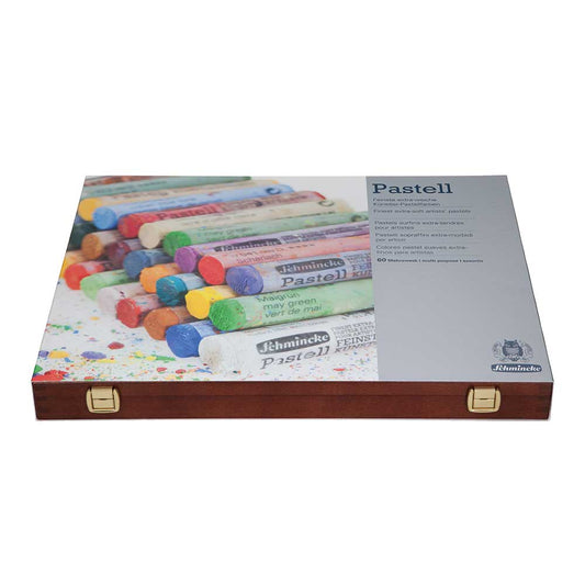 Schmincke Pastel Wooden Box 60'lı Set