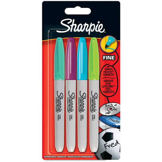 Sharpie Fine Permanent Marker Canlı Renk 4'lü Set