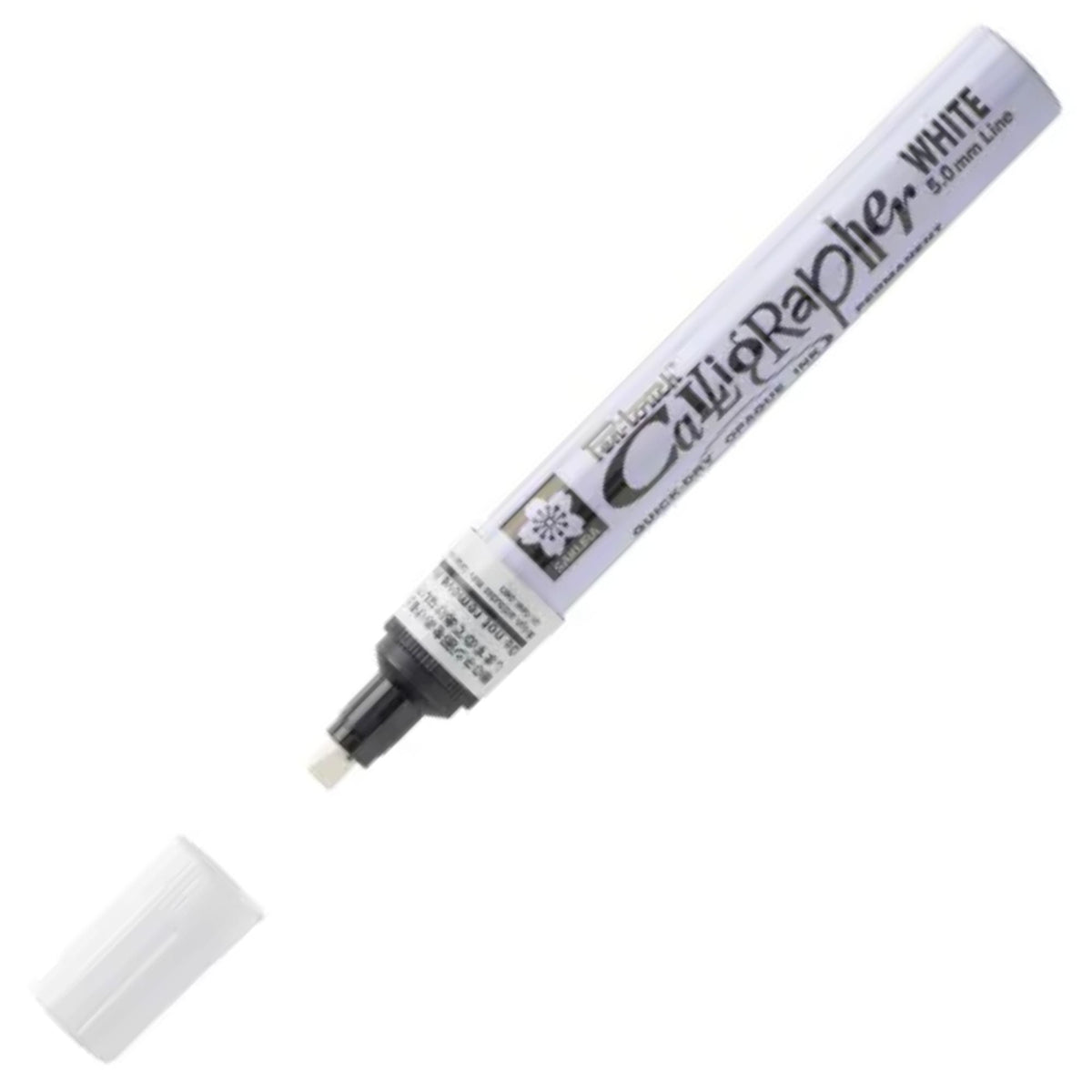 Sakura Pen Touch Calligrapher 5.0mm White / Beyaz