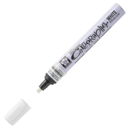 Sakura Pen Touch Calligrapher 5.0mm White / Beyaz
