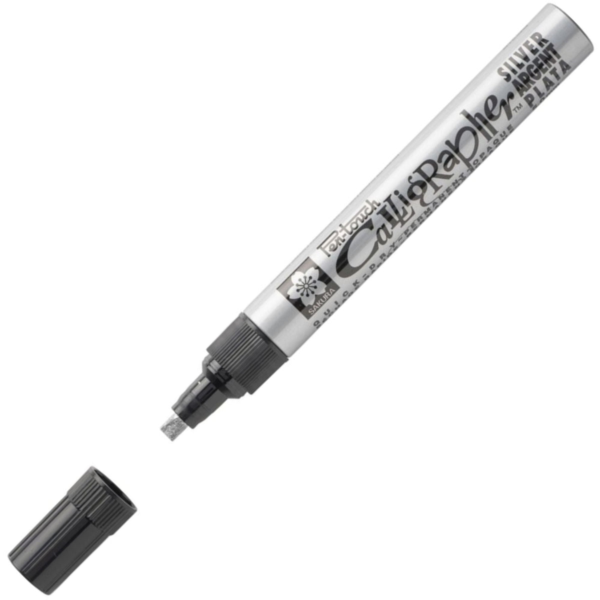Sakura Pen Touch Calligrapher 5.0mm Silver / Gümüş