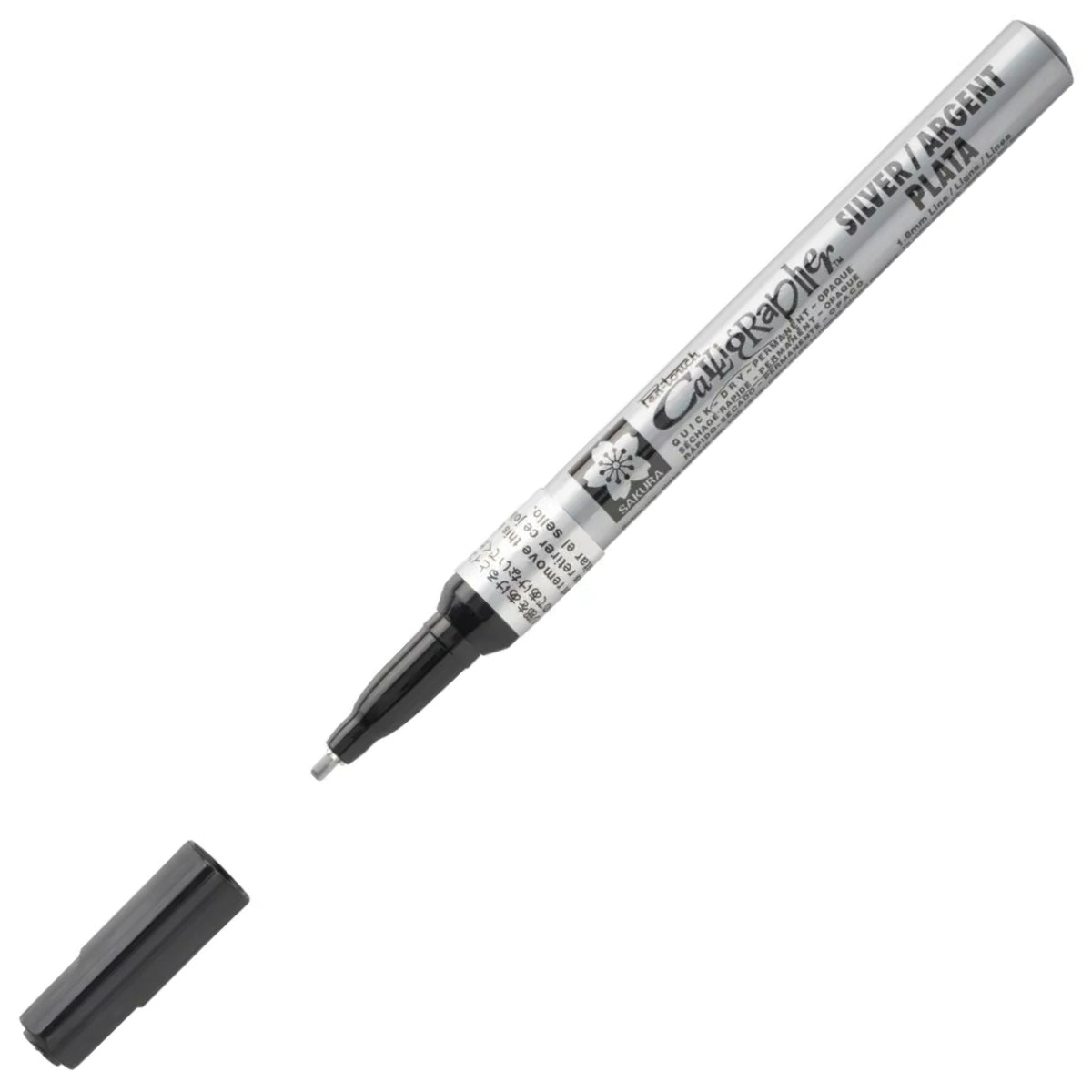 Sakura Pen Touch Calligrapher 1.8mm Silver / Gümüş