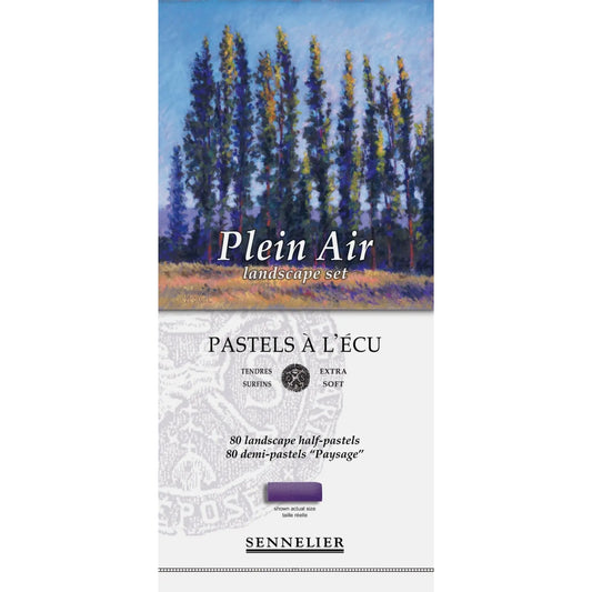 Sennelier Toz Pastel 80’li Set Plein Air - Yarım Boy - Karton Kutulu