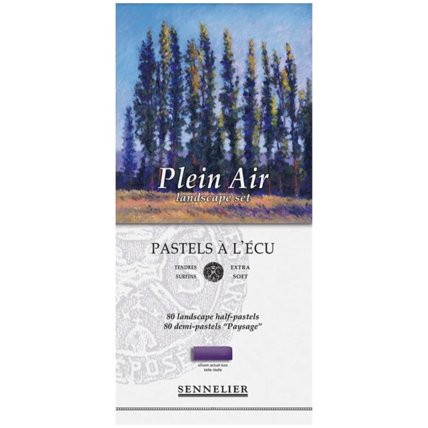 Sennelier Toz Pastel 80’li Set Plein Air - Yarım Boy - Karton Kutulu