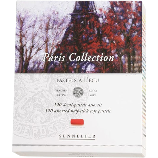 Sennelier Toz Pastel 120'li Set Yarım Boy (Karton Kutulu-Paris Collection)
