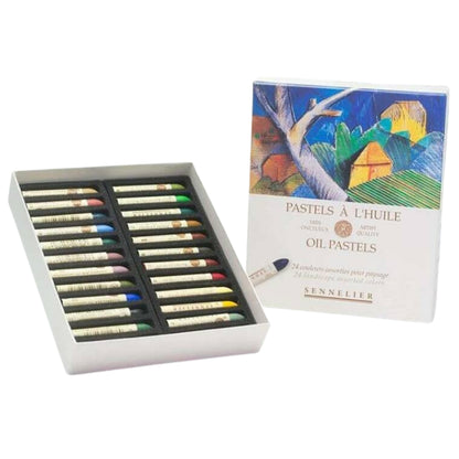 Sennelier Yağlı Pastel 24’lü Set Landscape - Karton Kutulu
