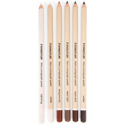 Staedtler Lumograph Mars Pastel Kurşun Kalem 6'lı Blister