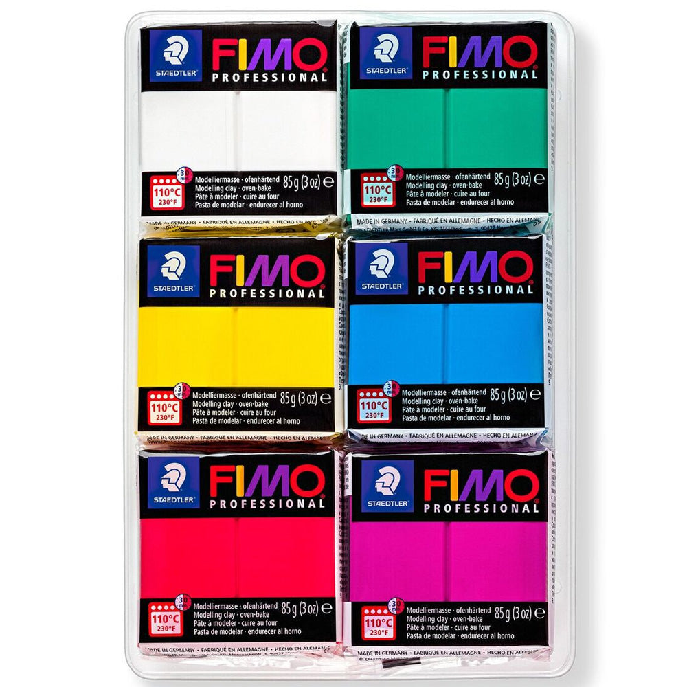 Fimo Professional Modelleme Kili 85gr Doğal Renkler 6'lı Set 8003-01