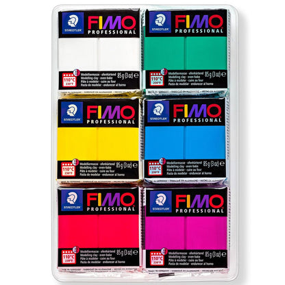 Fimo Professional Modelleme Kili 85gr Doğal Renkler 6'lı Set 8003-01