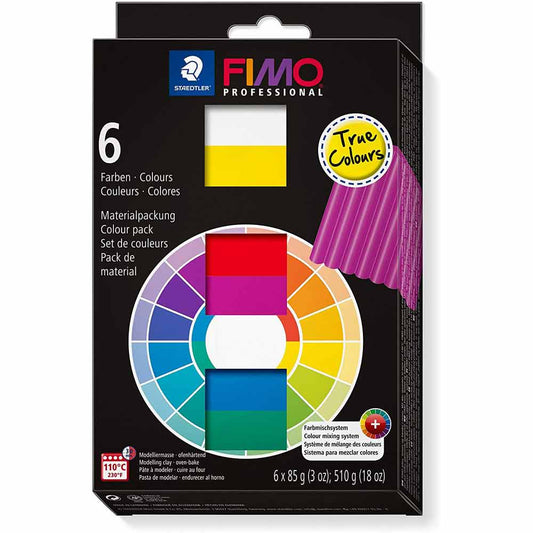Fimo Professional Modelleme Kili 85gr Doğal Renkler 6'lı Set 8003-01