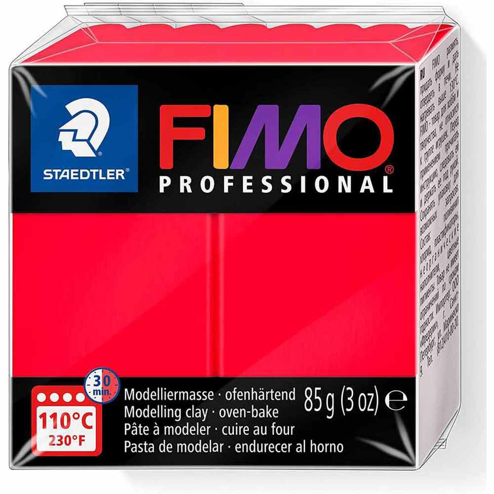 Fimo Professional Modelleme Kili 85gr Kırmızı 8004-200