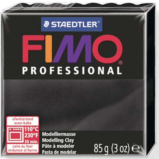 Fimo Professional Modelleme Kili 85gr Siyah 8004-9