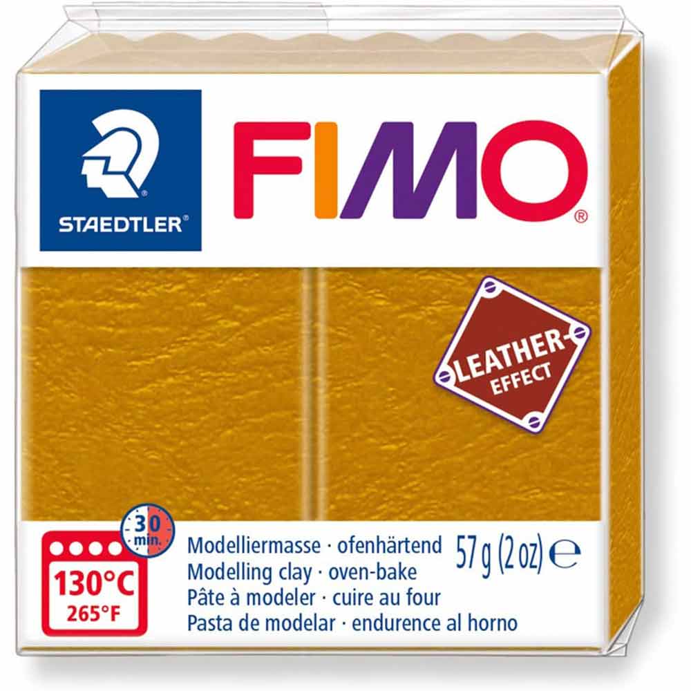 Fimo Leather Effect Modelleme Kili 57gr Okra 8010-179
