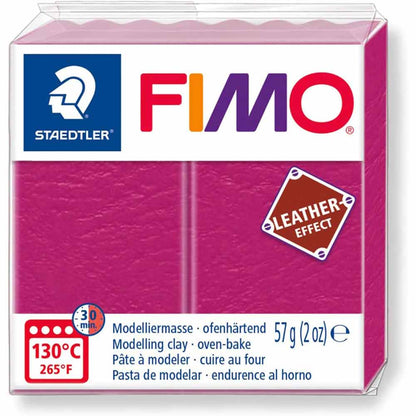 Fimo Leather Effect Modelleme Kili 57gr Vişne 8010-229