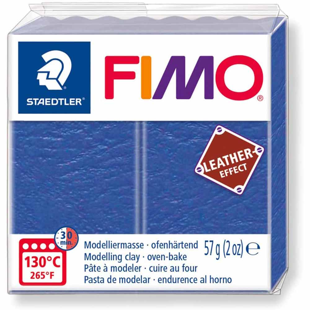 Fimo Leather Effect Modelleme Kili 57gr İndigo Mavisi 8010-309