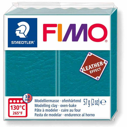 Fimo Leather Effect Modelleme Kili 57gr Göl Mavisi 8010-369