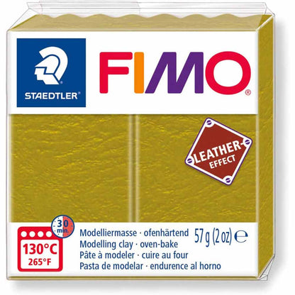 Fimo Leather Effect Modelleme Kili 57gr Zeytin Yeşili 8010-519