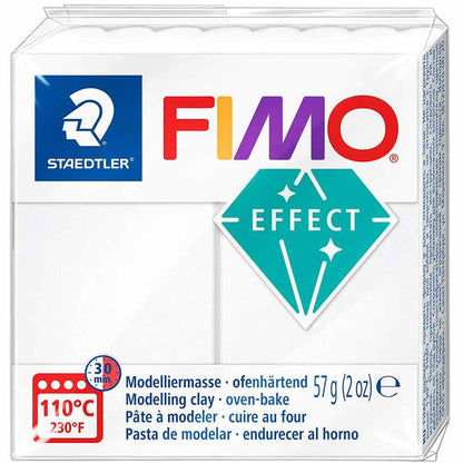 Fimo Effect Modelleme Kili 57gr Şeffaf Beyaz 8020-014
