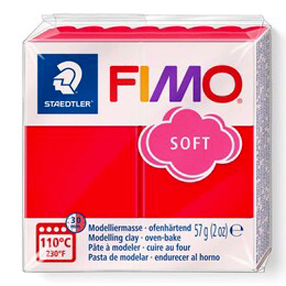 Fimo Soft Modelleme Kili 57gr Kızıl 8020-24