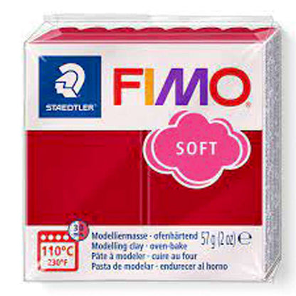 Fimo Soft Modelleme Kili 57gr Vişne Kırmızı 8020-26