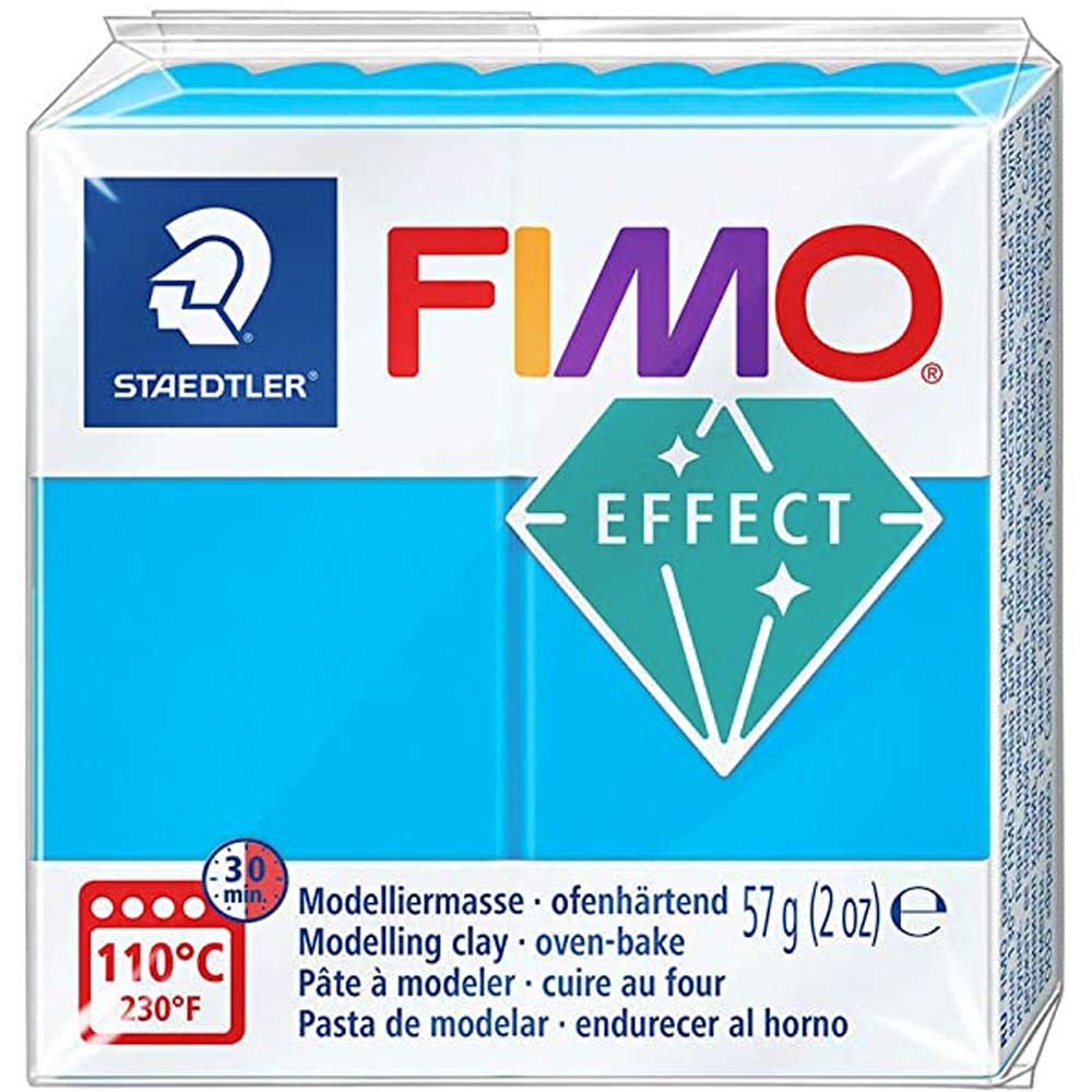 Fimo Effect Modelleme Kili 57gr Şeffaf Mavi 8020-374