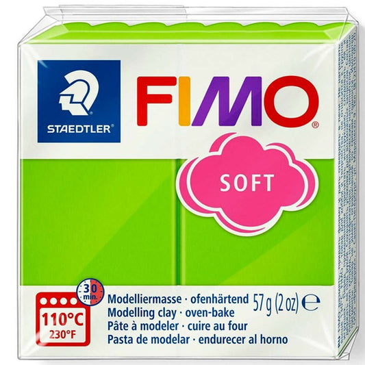 Fimo Soft Modelleme Kili 57gr Elma Yeşil 8020-50