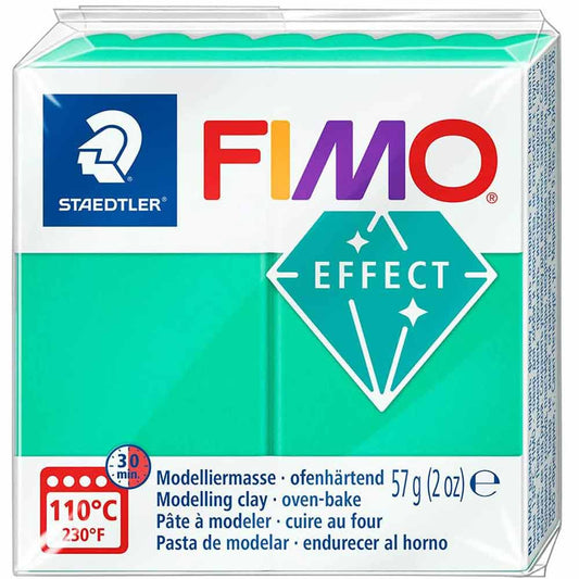 Fimo Effect Modelleme Kili 57gr Şeffaf Yeşil 8020-504