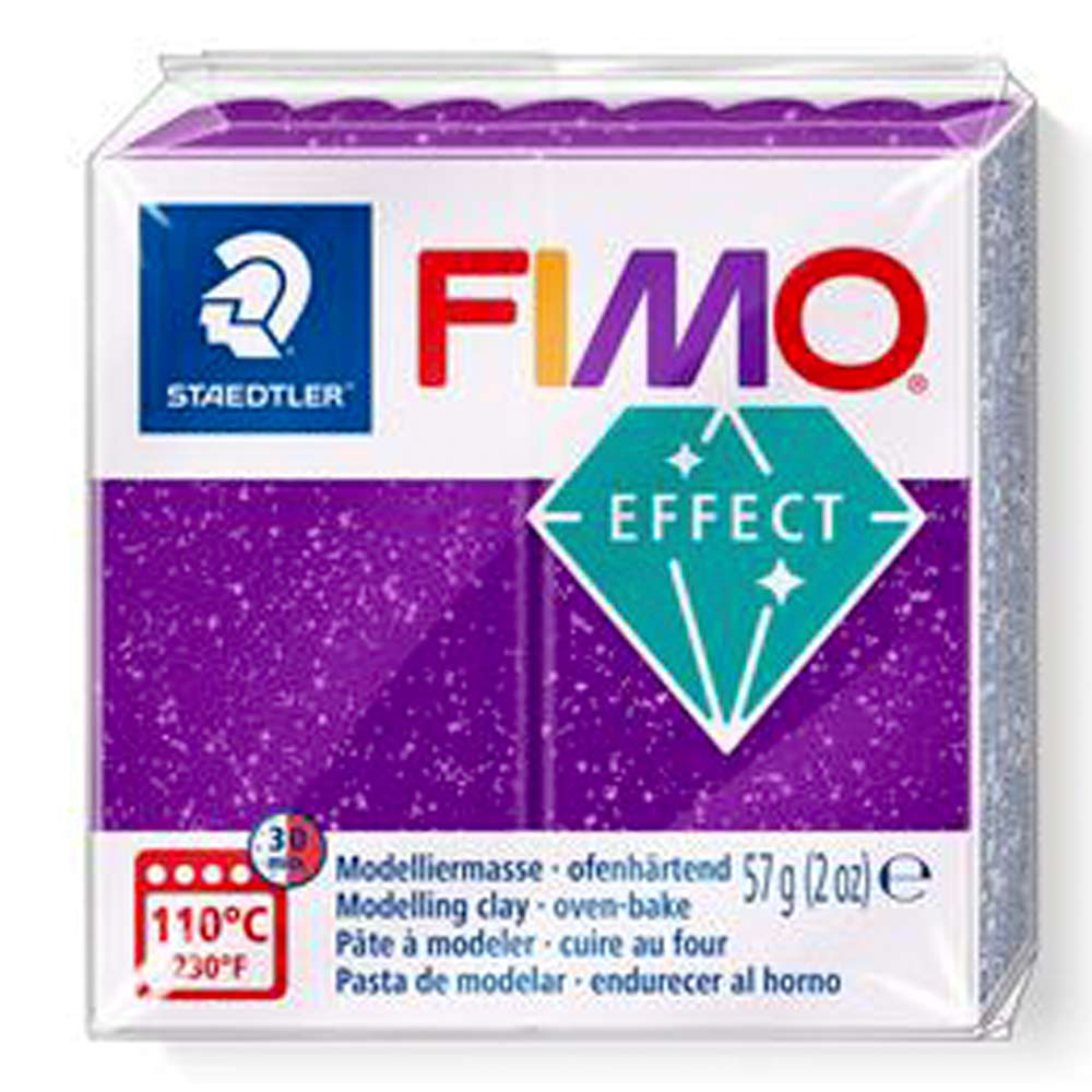 Fimo Effect Modelleme Kili 57gr Yaldızlı Leylak 8020-602