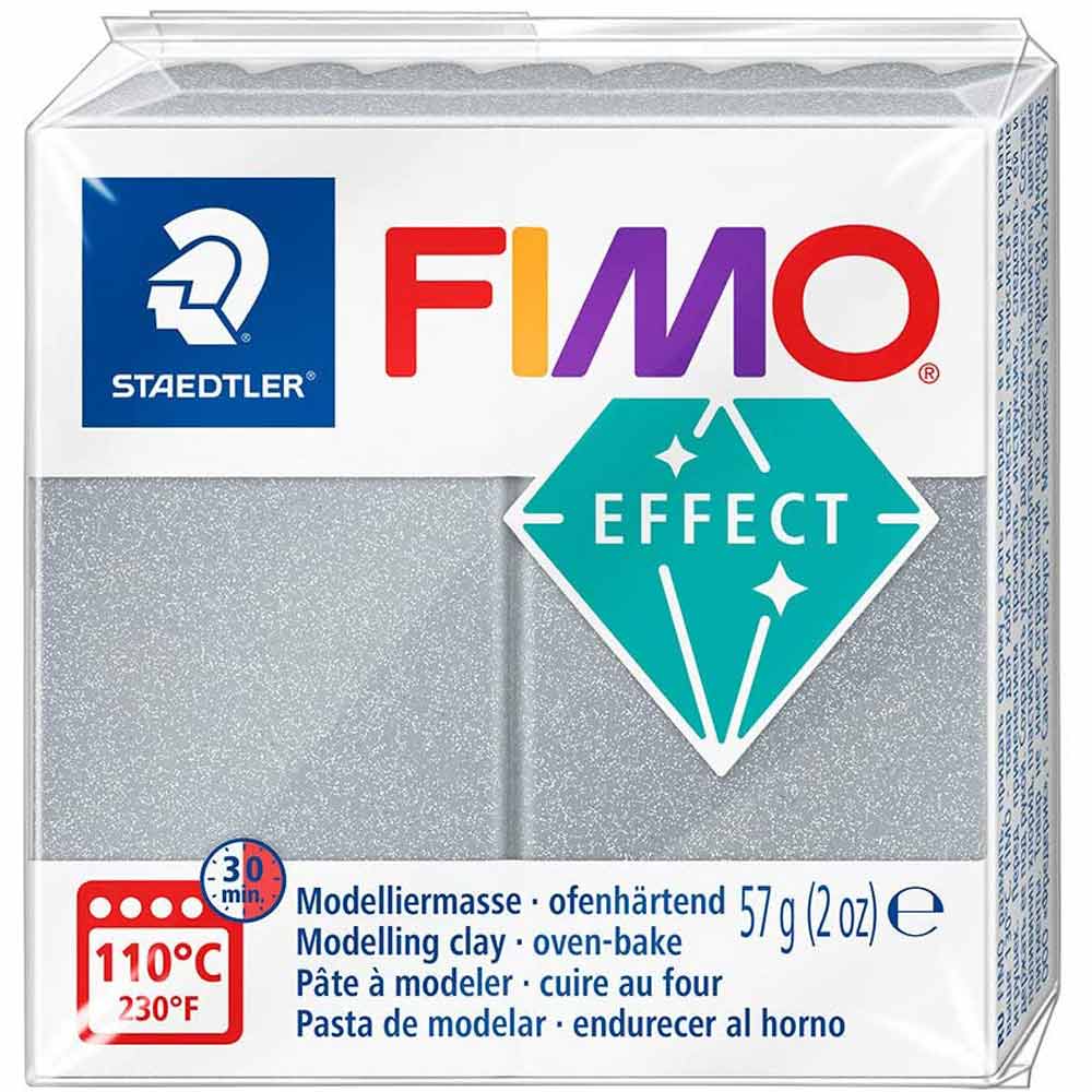 Fimo Effect Modelleme Kili 57gr Gümüş 8020-81