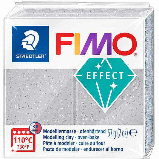 Fimo Effect Modelleme Kili 57gr Yaldızlı Gümüş 8020-812