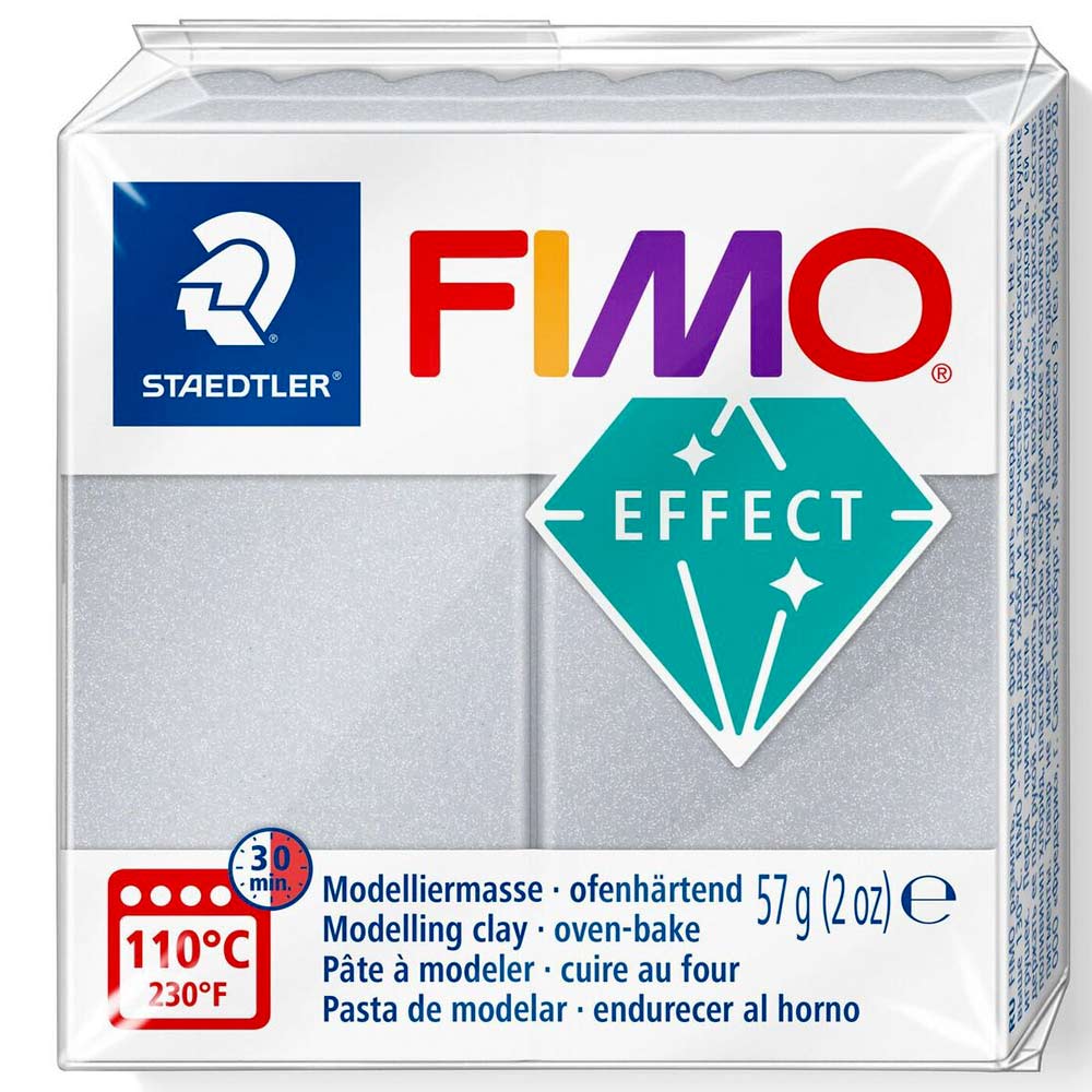 Fimo Effect Modelleme Kili 57gr Sedefli Gümüş 8020-817
