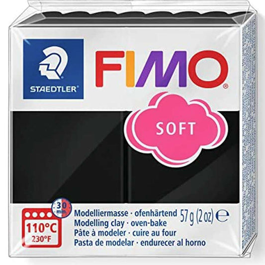 Fimo Soft Modelleme Kili 57gr Siyah 8020-9