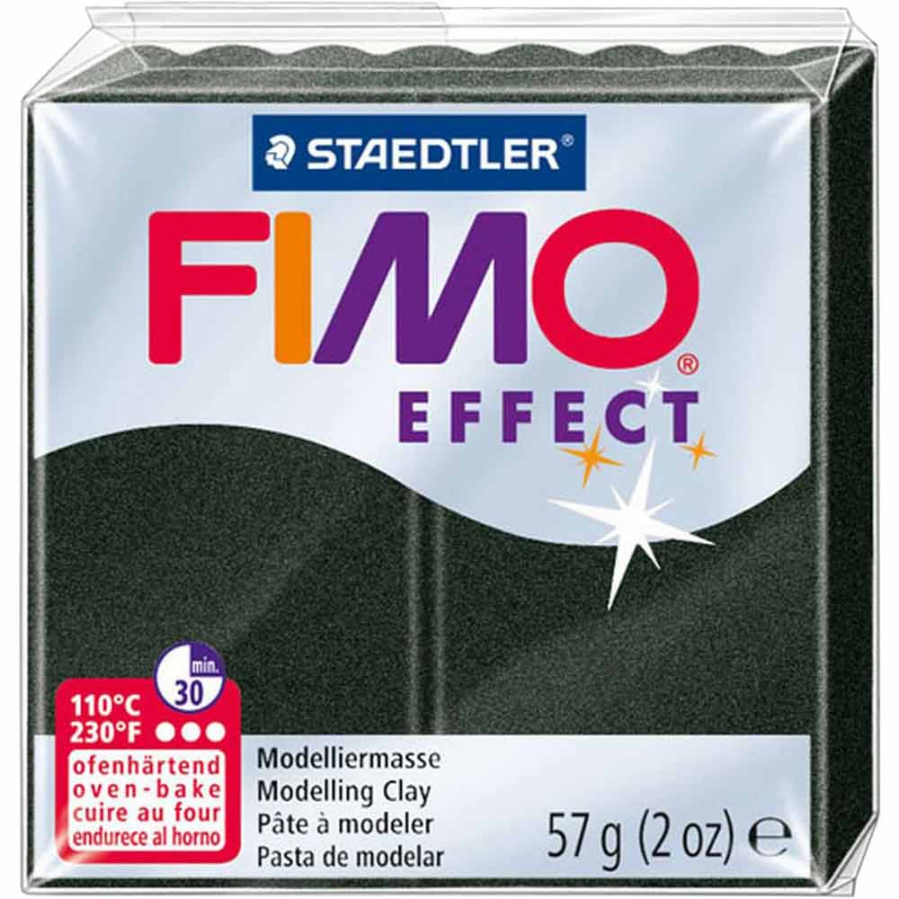 Fimo Effect Modelleme Kili 57gr Sedefli Siyah 8020-907