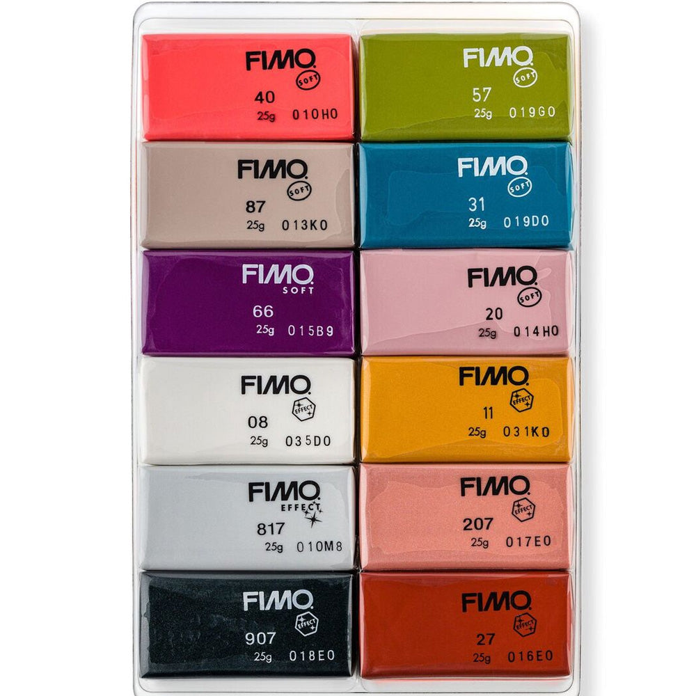 Fimo Soft Modelleme Kili Moda Renkler 12x25gr Set 8023 C12-5