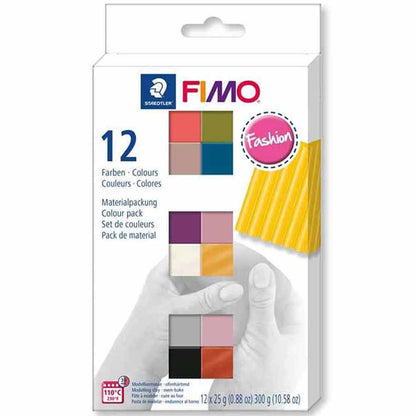 Fimo Soft Modelleme Kili Moda Renkler 12x25gr Set 8023 C12-5