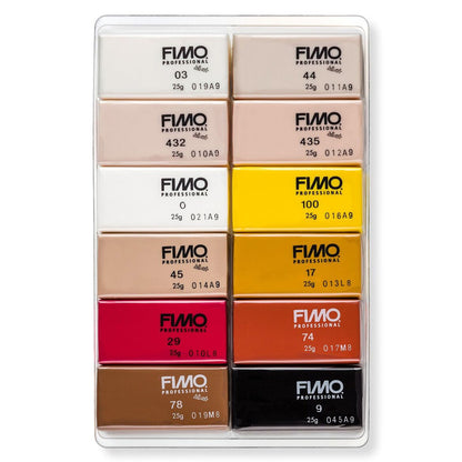 Fimo Professional Doll Art Modelleme Kili Etnik Renkler 12x25gr Set 8073 C12-1