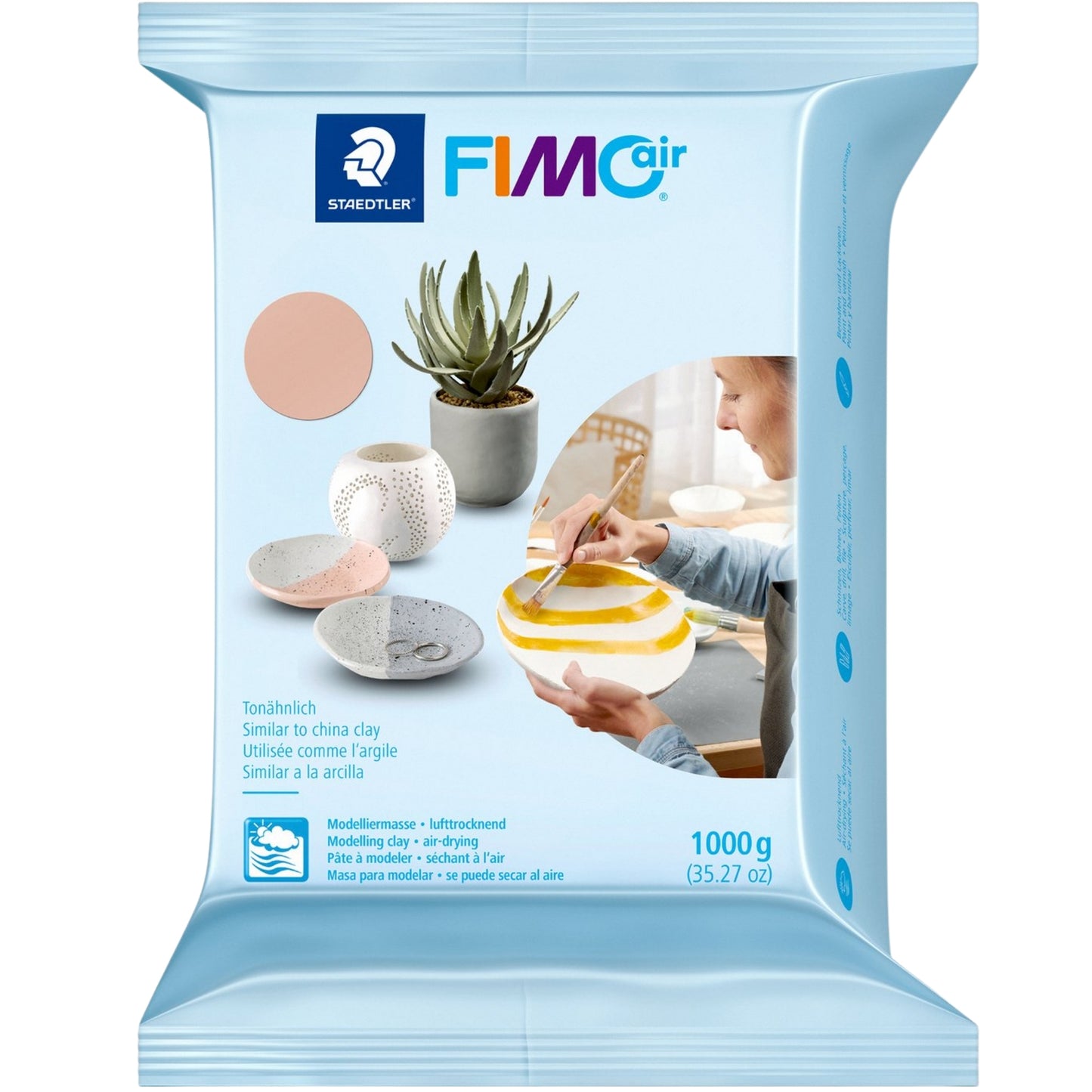 Fimo Air Basic Modelleme Kili 1kg Ten Rengi 8101-43 07
