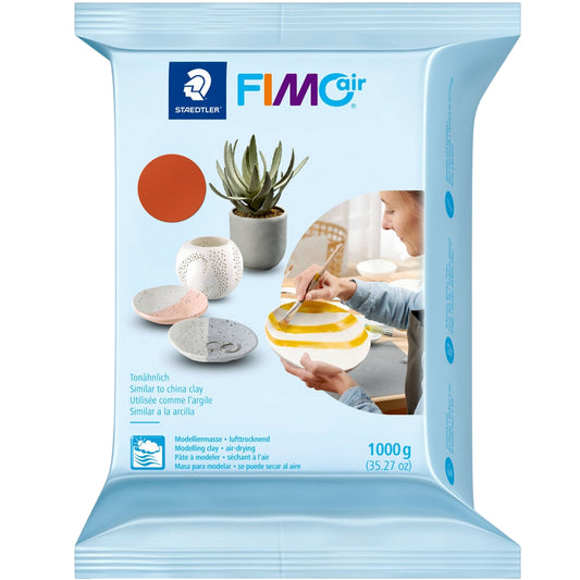 Fimo Air Basic Modelleme Kili 1kg Kiremit 8101-76 07