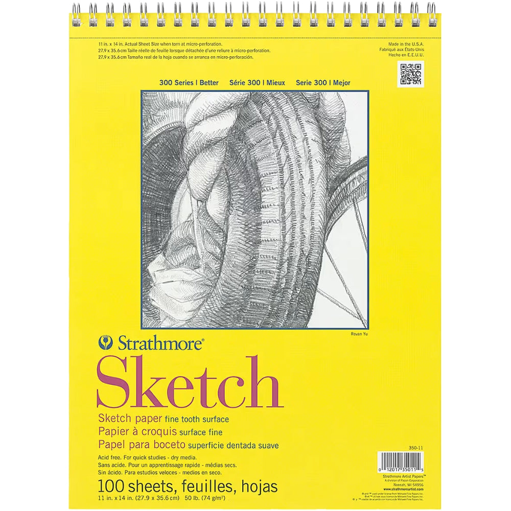 Strathmore 300 Series Sketch Pad 74gr 100 Sayfa 27.9 x 35.6cm