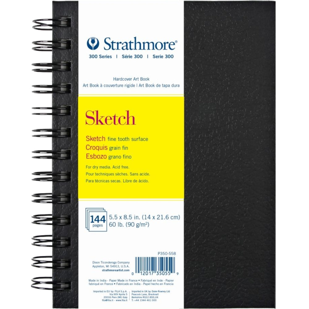 Strathmore 300 Series Sketch Book 90gr Spiralli 72 Sayfa 14 x 21.6cm