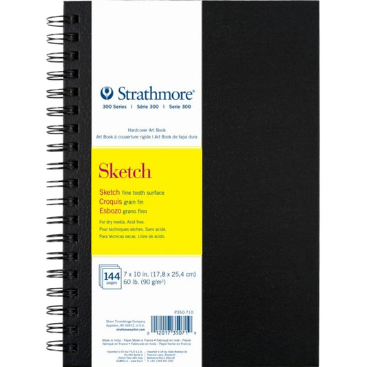 Strathmore 300 Series Sketch Book 90gr Spiralli 72 Sayfa 17.8 x 25.4cm