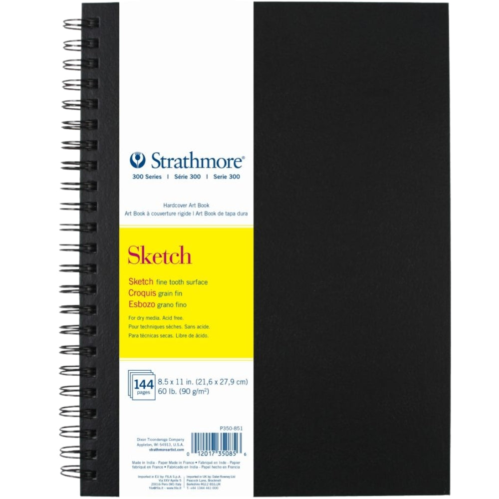 Strathmore 300 Series Sketch Book 90gr Spiralli 72 Sayfa 21.6 x 27.9cm